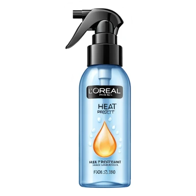 l'oreal heat protectant sticker