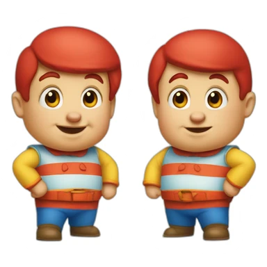 Disney Tweedle Dee and Tweedle Dum sticker