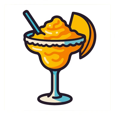 frozen mango margarita sticker