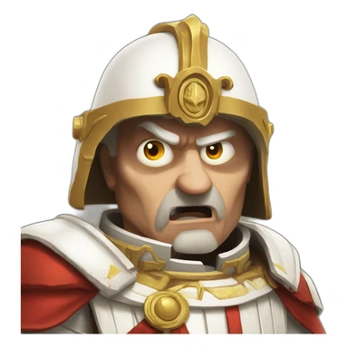 Pope angry doomguy sticker