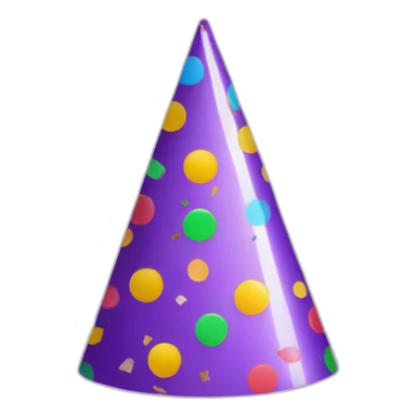 party hat confetti sticker