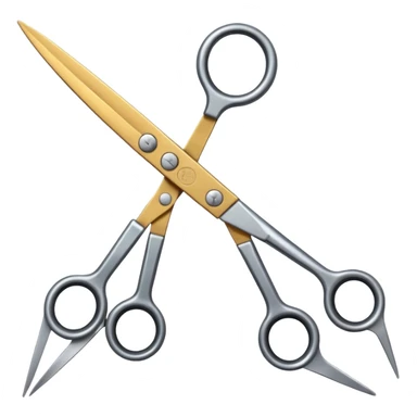 hair scissor sticker
