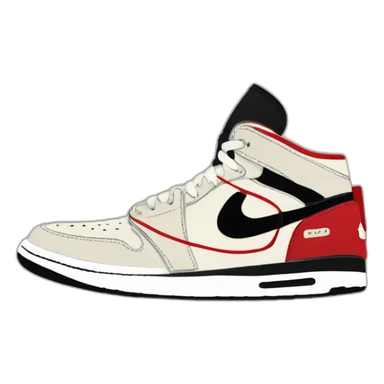 Jordan one off white sticker