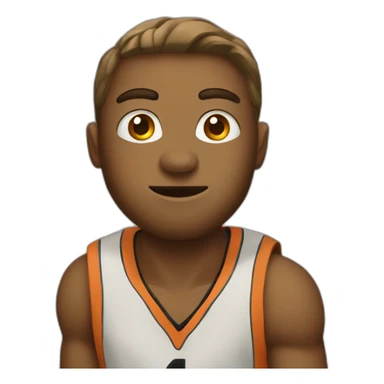 Haalland play basketball sticker