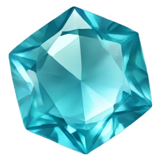 Aquamarine gemstone  sticker