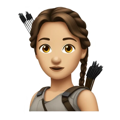 Katniss Everdeen sticker