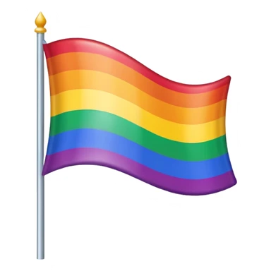 The gay flag sticker