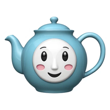 whimsical question mark teapot emoji sticker