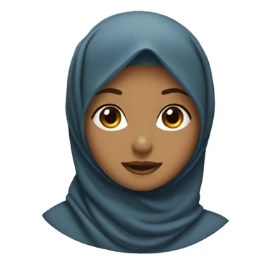 Girl with hijab  sticker