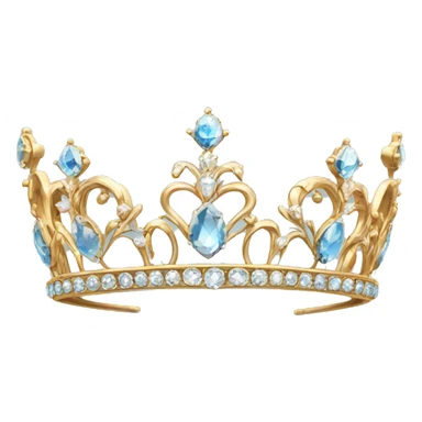 small jewel tiara sticker