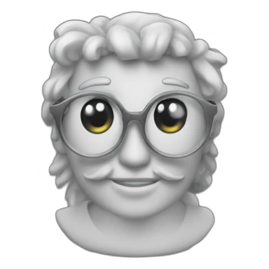 Generate an emoji with a PhD in Artificial Intelligence, made by a young software developer sticker