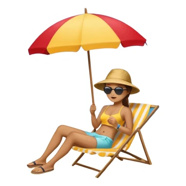 persona poniendo toldo sticker