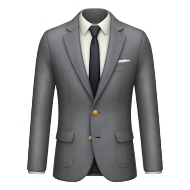 grey blazer suit coat sticker
