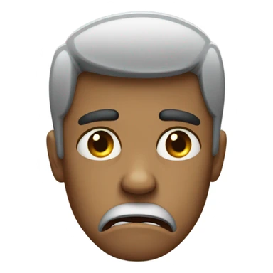 Crying but mad sticker