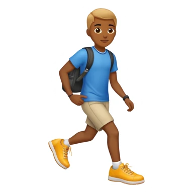 Un nero con le scarpe di gomma sticker