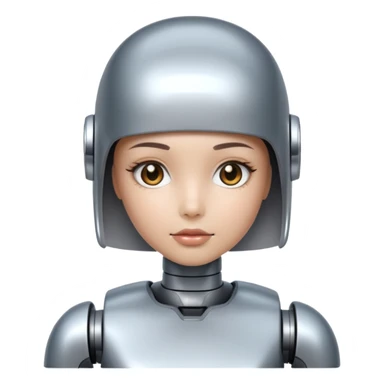 girl ai robot sticker