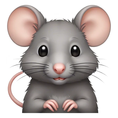 A rat posing  sticker