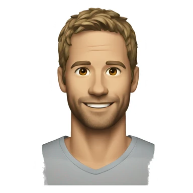 paul walker sticker