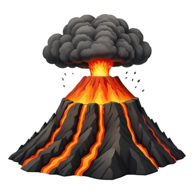 volcano sticker