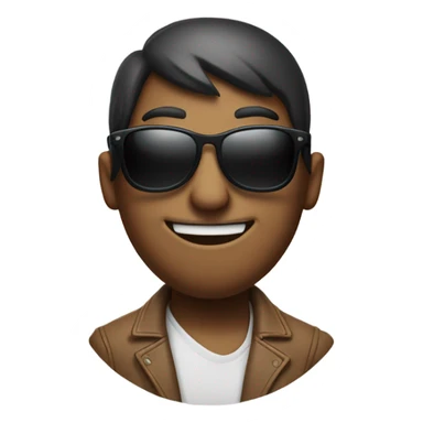 kidney wearing sunglasses  sticker