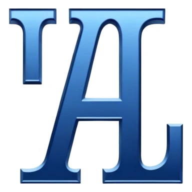 Blue letters I-L-L with navy blue background sticker