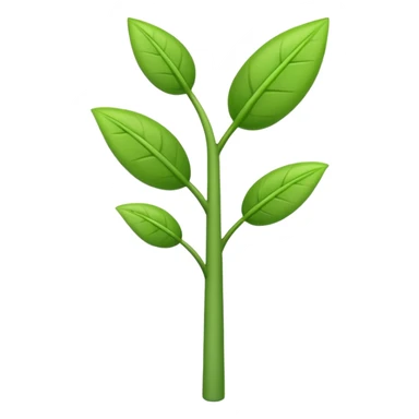 plant stem sticker
