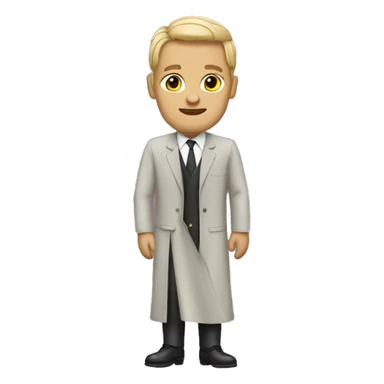 Man wearing a dress and heels sticker