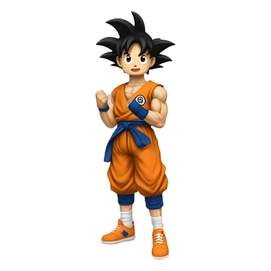 goku do skip rope sticker