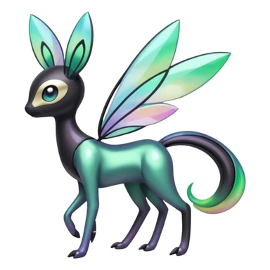 Meloetta-Inteleon-Gabite-Pokémon-Fakémon-fusion-hybrid-creature sticker