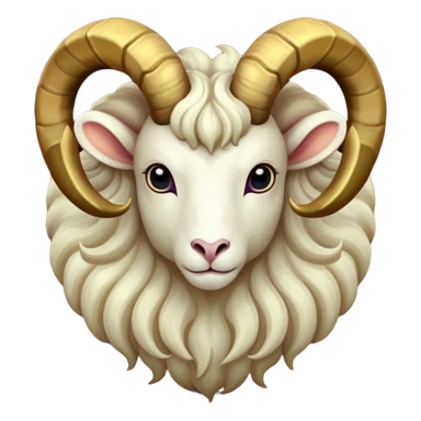 "A digital illustration of the Aries zodiac sign, a majestic ram with glowing horns, incorporating the color #00d9ff prominently in its design, celestial background, mystical and cosmic atmosphere" sticker