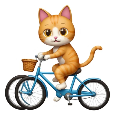 cat with bike sticker