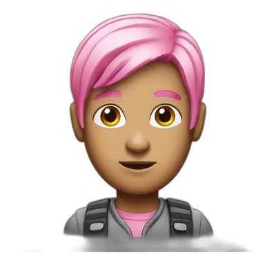 Plomber with pink hair sticker