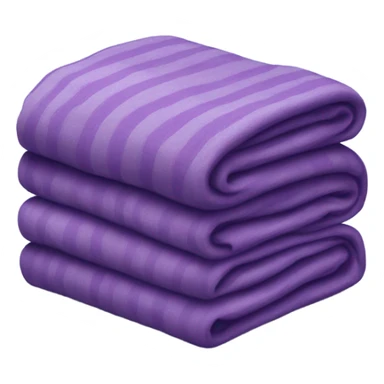 Purple folded blankwt sticker