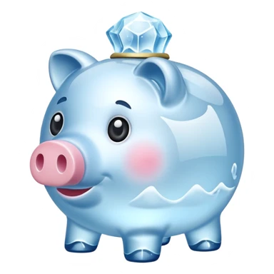  Ice Piggy bank sticker