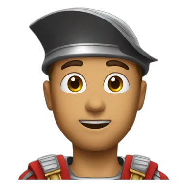 rome soldier surprised sticker