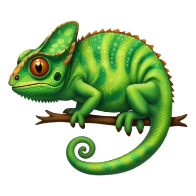 A chameleon with a shirt that says CELANS sticker