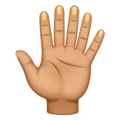 U shape fingers emoji create  sticker