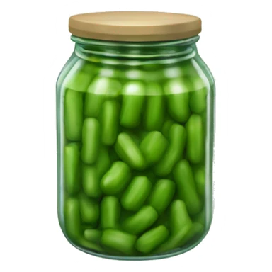 jar of green relish sticker