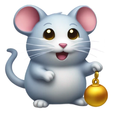 a toy for a cat sticker