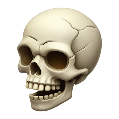 skull with tongue out sticker