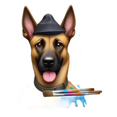 malinois artist sticker