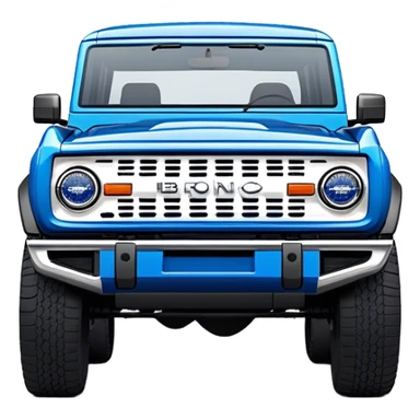 Ford Bronco - Ford (Model Year: 2021) (Iconic colour: Blue) sticker