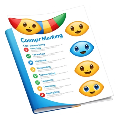 Consumer marketing sticker