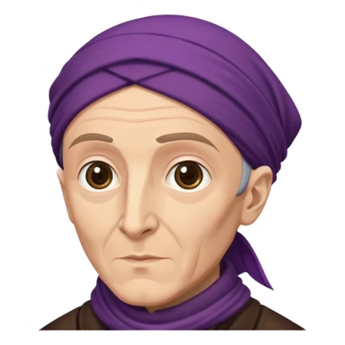 Young Quirinus Quirrell from harry potter with big Head scarf sticker