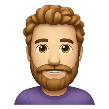 Fisioterapeuta moreno con barba sticker