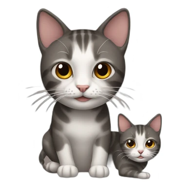 Cat with abongo sticker