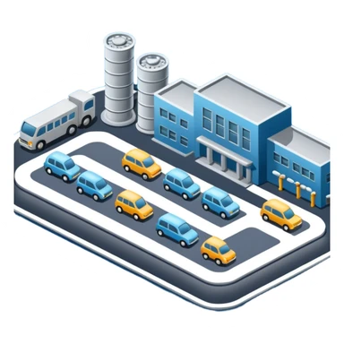 automobile plant sticker