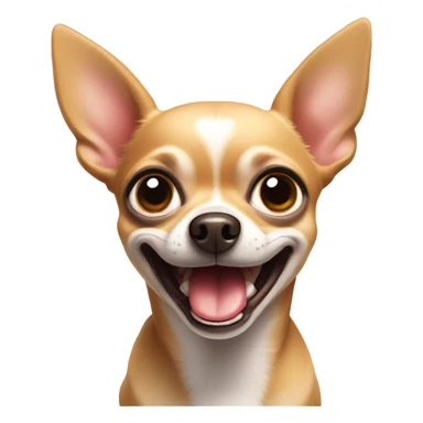 Chihuahua saying I love you  sticker