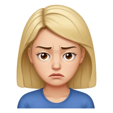 Una mujer estresada sticker