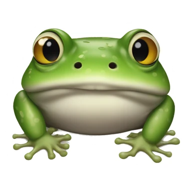 fattest frog ever sticker
